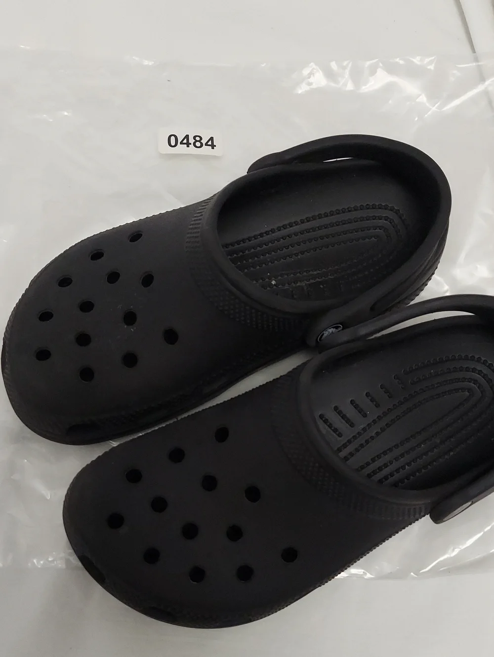 Crocs Clogs Classic Boys Black Slip-On Shoes Size 5